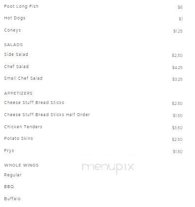 Deschner's Carry Out & Drive - Mansfield, OH menu_pic