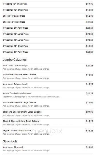 New York Pizzeria Restaurant - Trotwood, OH menu_pic