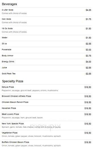 New York Pizzeria Restaurant - Trotwood, OH menu_pic