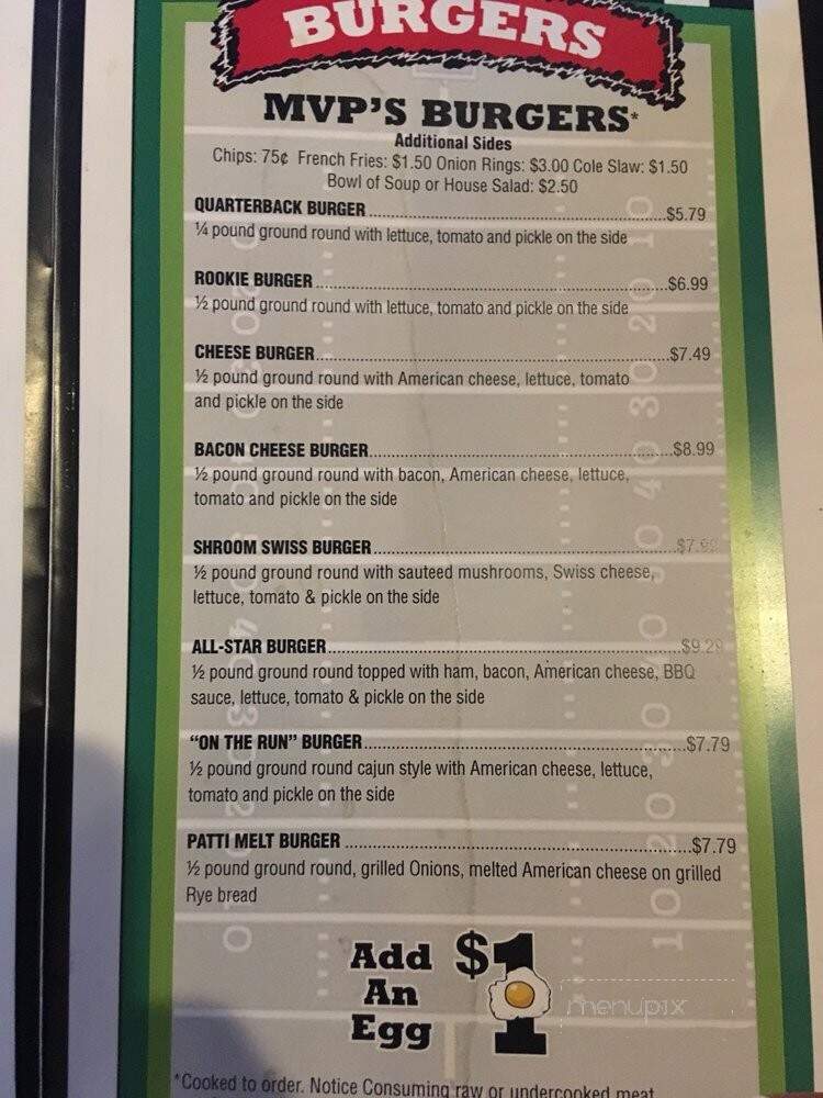 Time Out Bar and Grill - Livonia, MI menu_pic