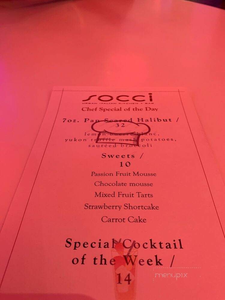 SOCCi - Arlington, VA menu_pic