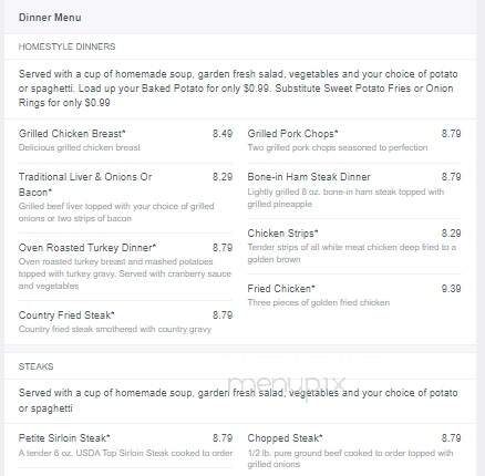 Jims Family Restaurant - West Jordan, UT menu_pic