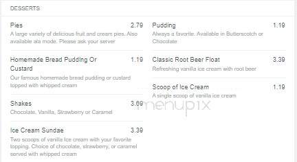 Jims Family Restaurant - West Jordan, UT menu_pic