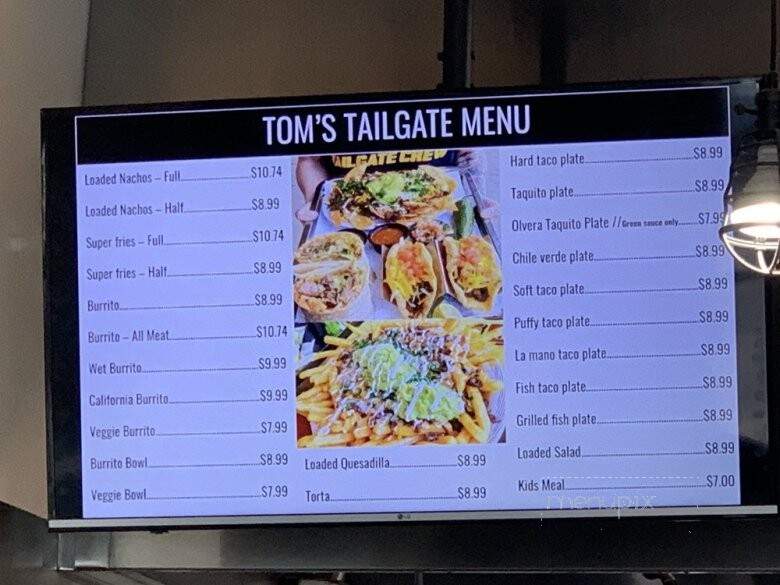 Tom's Tailgate Mexican Restaurant and Catering - La Mirada, CA