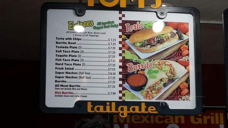 Tom's Tailgate Mexican Restaurant and Catering - La Mirada, CA