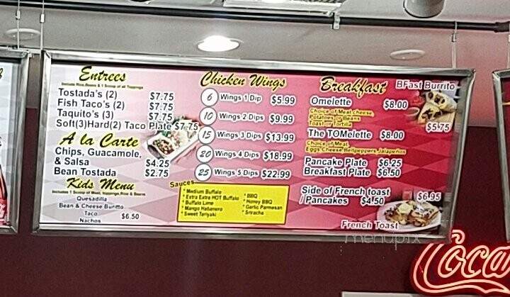 Tom's Tailgate Mexican Restaurant and Catering - La Mirada, CA menu_pic