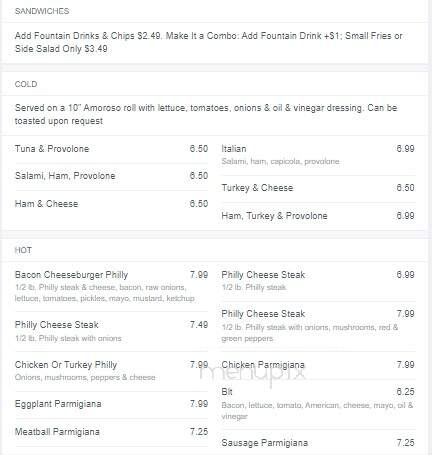 Boardwalk Pizza Gyros - Clearwater, FL menu_pic