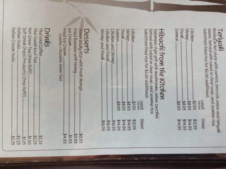 John's Asian Cuisine - Danville, PA menu_pic