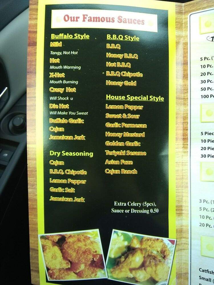 Touchdown Wings - Tullahoma, TN menu_pic