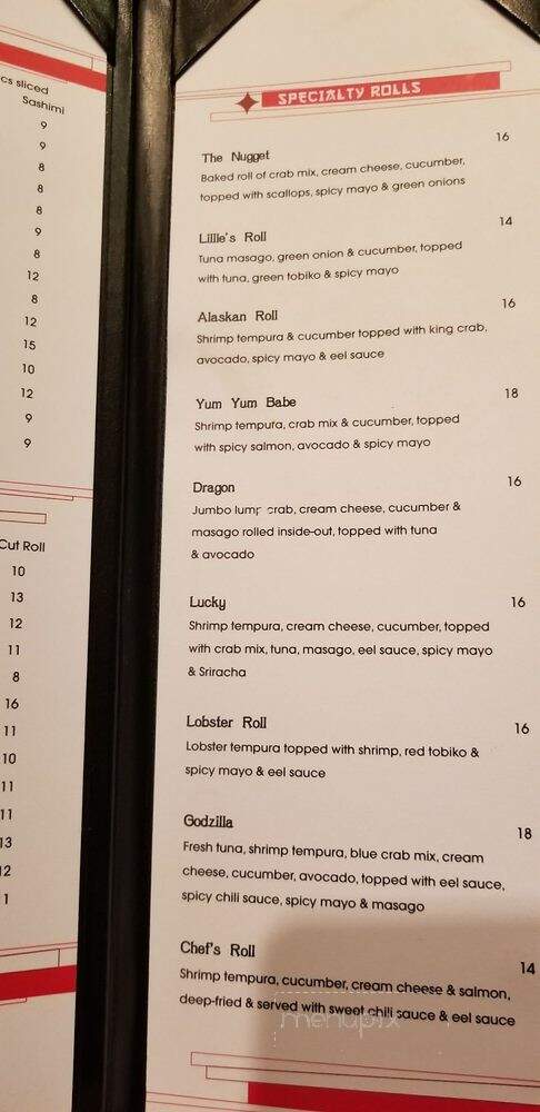 Lillie's Asian Cuisine - Biloxi, MS menu_pic