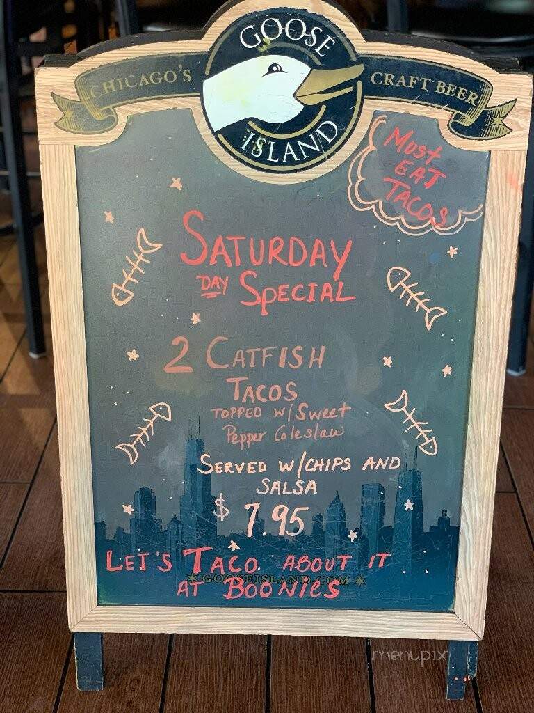 Boonie's On The Avenue - Muscatine, IA menu_pic