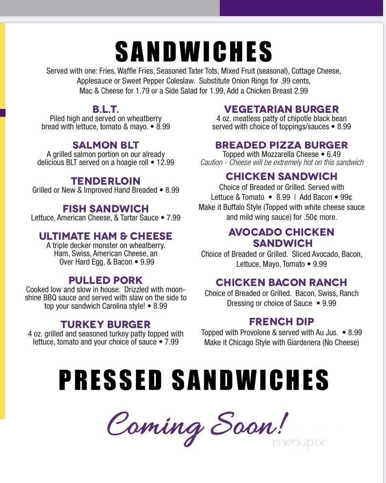 Boonie's On The Avenue - Muscatine, IA menu_pic