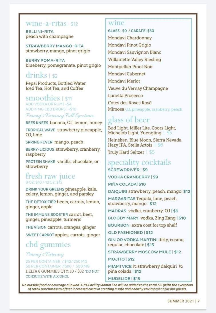 Champs Bistro @ Rock Barn - Conover, NC menu_pic