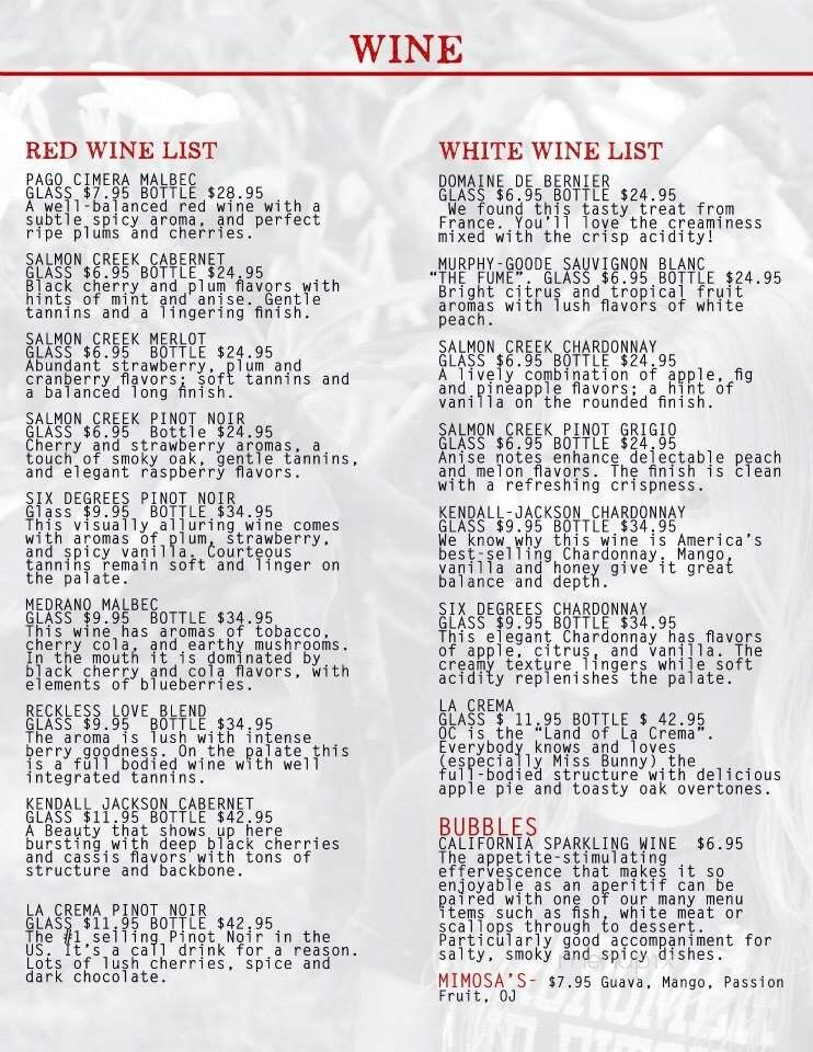 Nomads Canteen - San Clemente, CA menu_pic