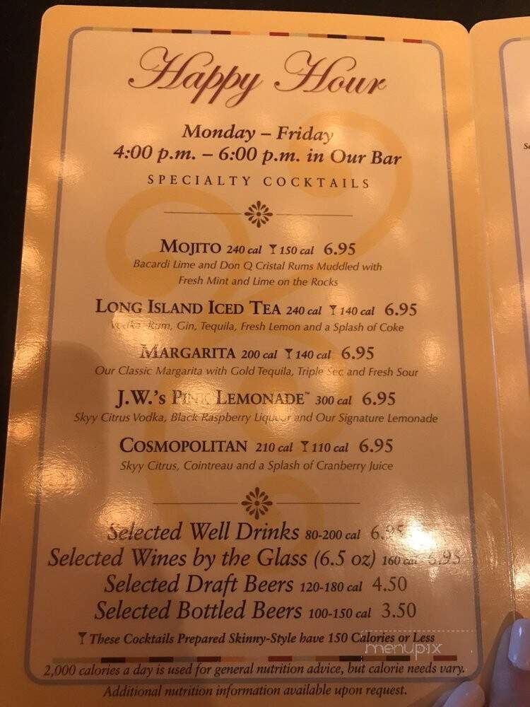 The Cheesecake Factory - Reno, NV menu_pic
