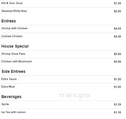 Chinatown Express - Kaneohe, HI menu_pic