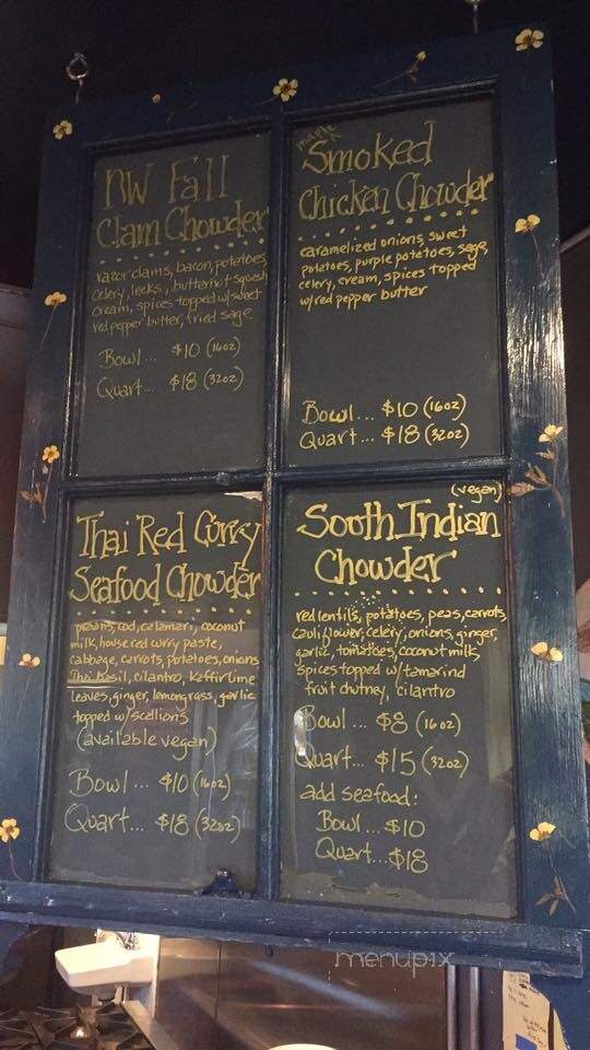 Buttercup - Nehalem, OR menu_pic