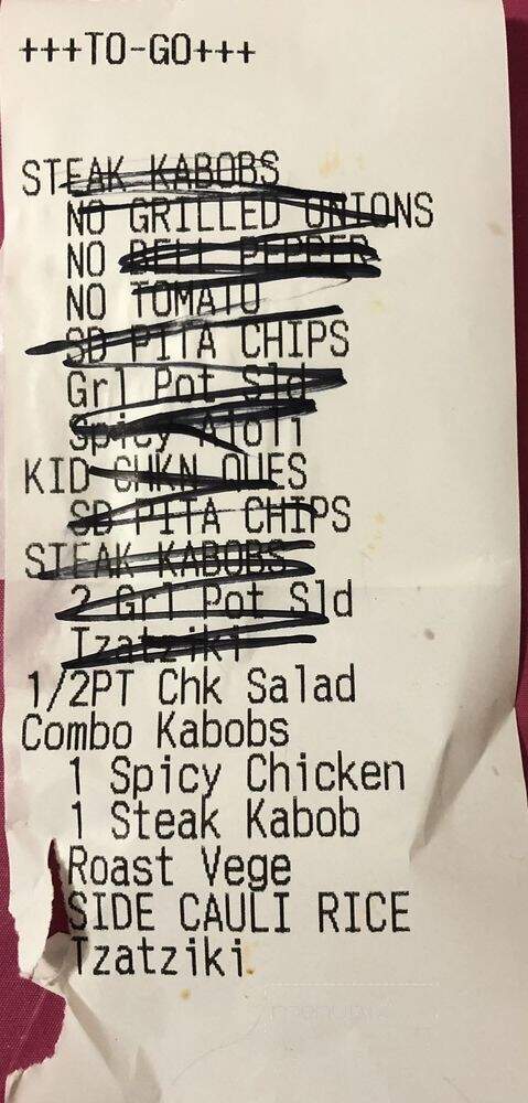 Zoes Kitchen - Marlton, NJ menu_pic