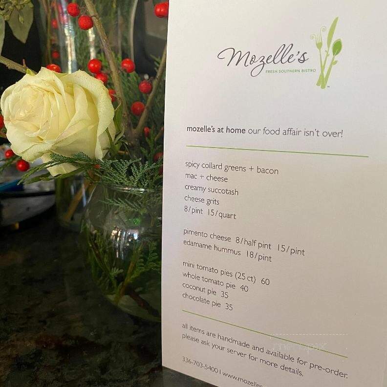 Mozelle's Fresh Southern Bistro - Winston Salem, NC