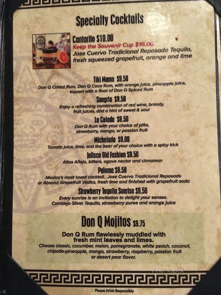 Azteca D'Oro - Winter Haven, FL menu_pic
