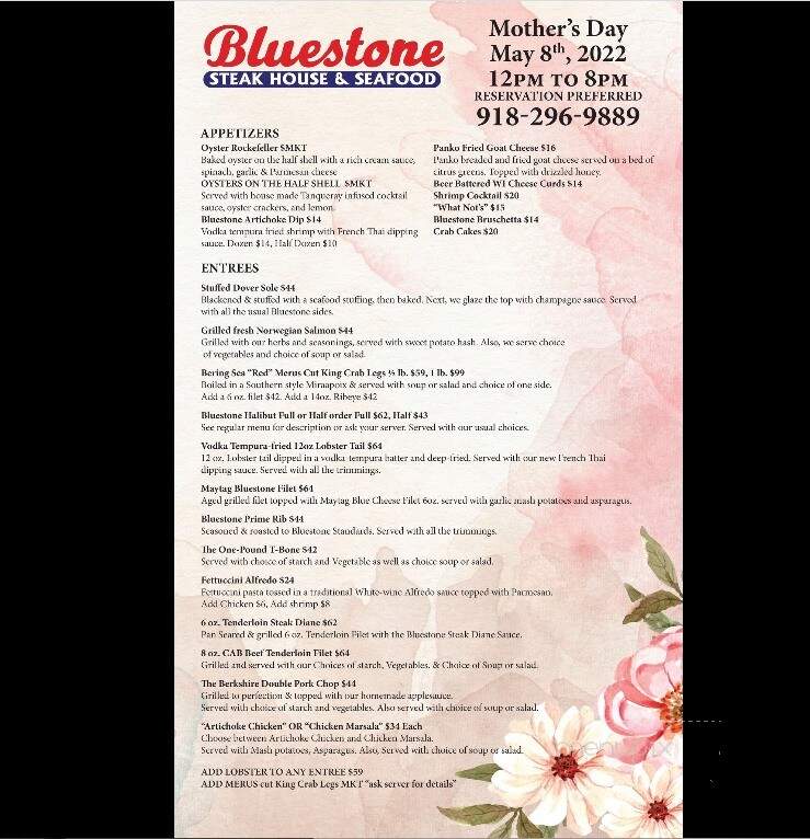 Bluestone Steak House - Tulsa, OK