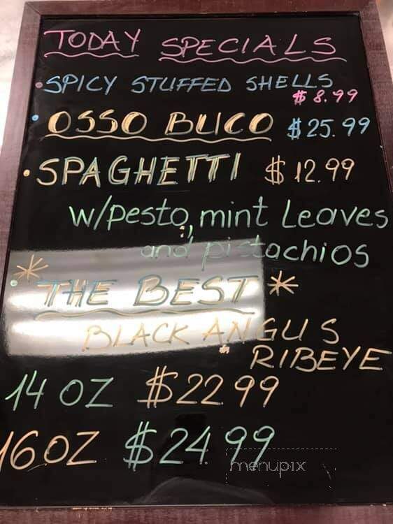 Verona Italian Bistro - Pampa, TX menu_pic