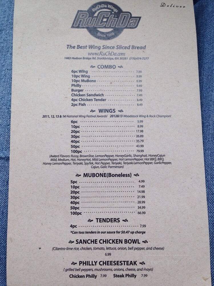 RuChDa Wings - Stockbridge, GA