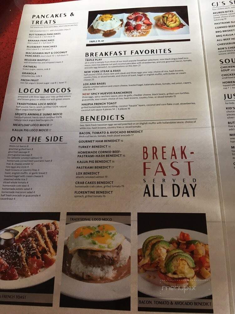C J's New York Style Deli - Honolulu, HI menu_pic
