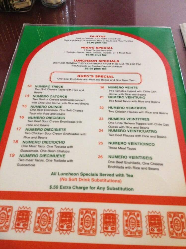 Rudy's Mexican Restaurant - Irving, TX
