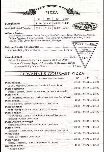 Giovanni's - Palm Beach Gardens, FL menu_pic