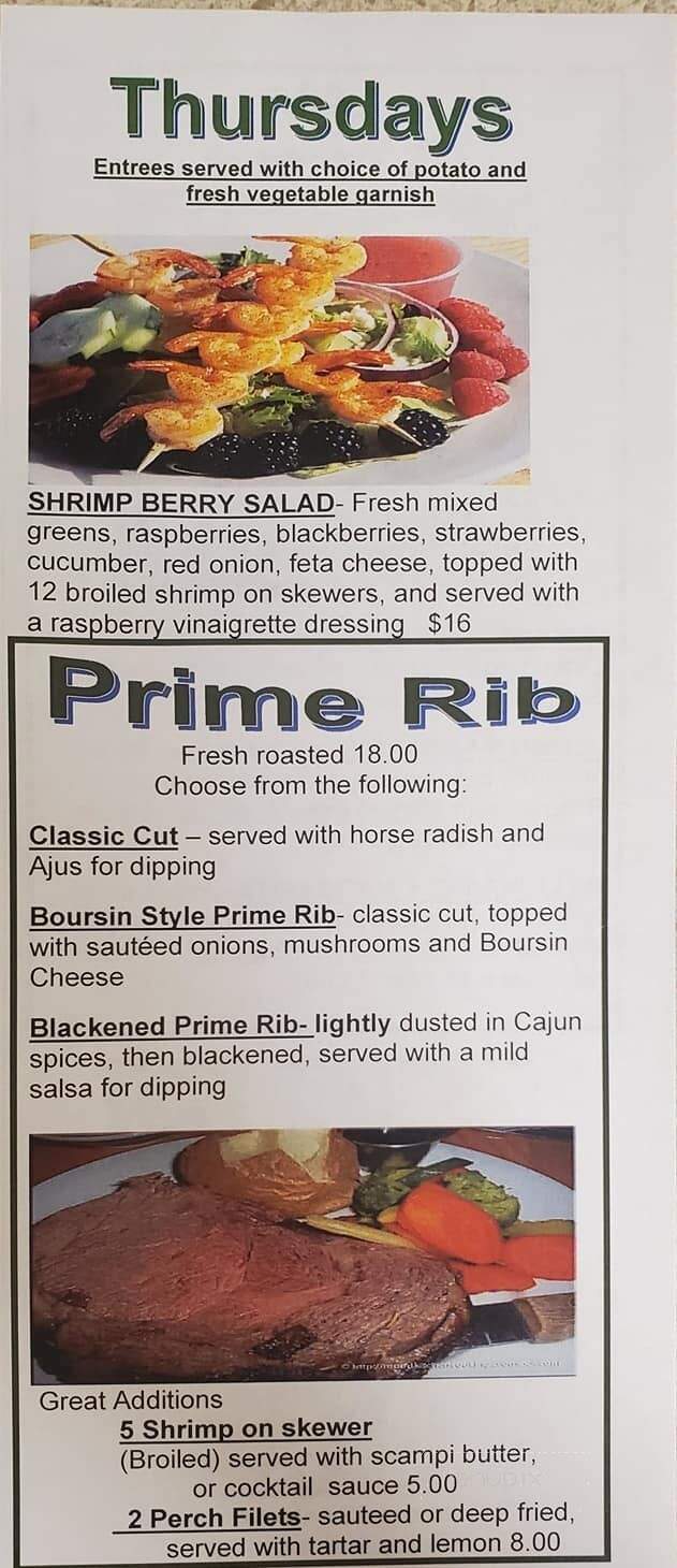 Voyageur - St Clair, MI menu_pic