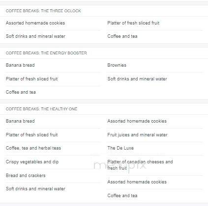 Volare - Montreal, QC menu_pic