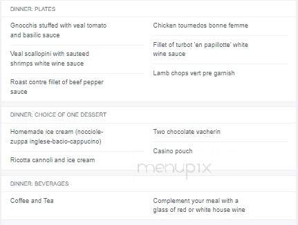 Volare - Montreal, QC menu_pic
