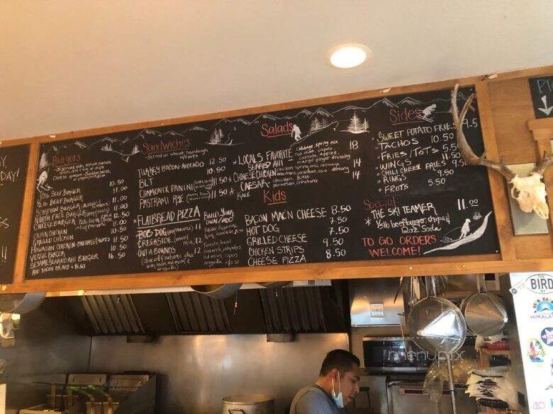Apples Bar & Grill - Ketchum, ID menu_pic