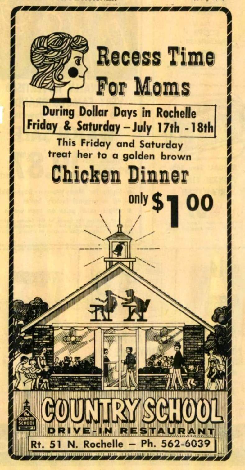 Country School Restaurant - Rochelle, IL menu_pic