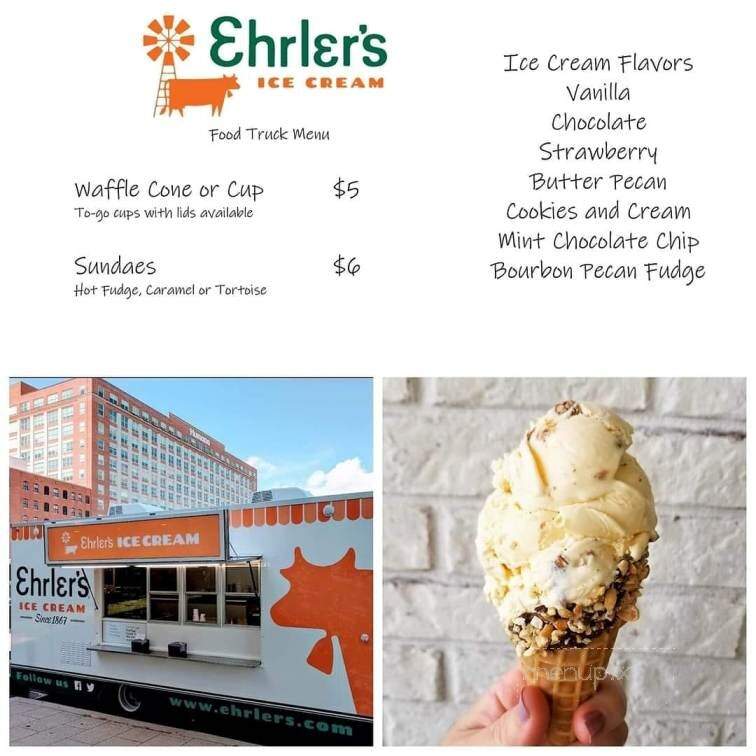 Ehrler's Ice Cream - Louisville, KY menu_pic
