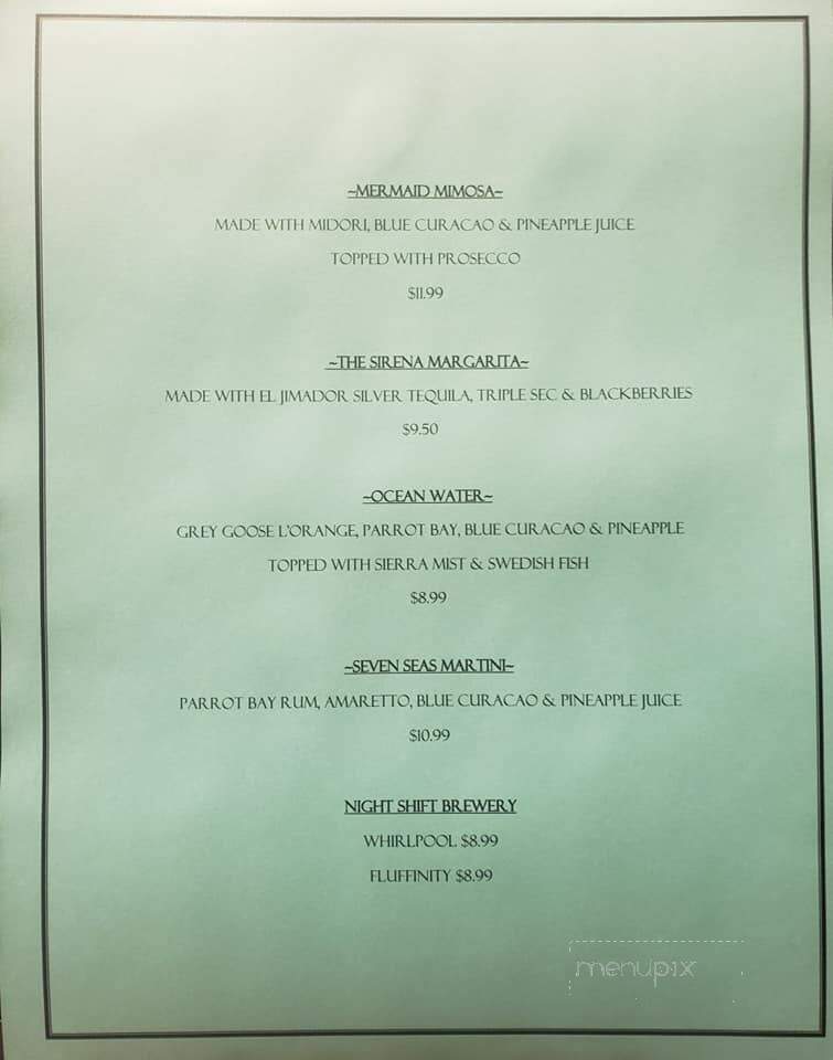 Grassfields Food & Spirits - Andover, MA menu_pic
