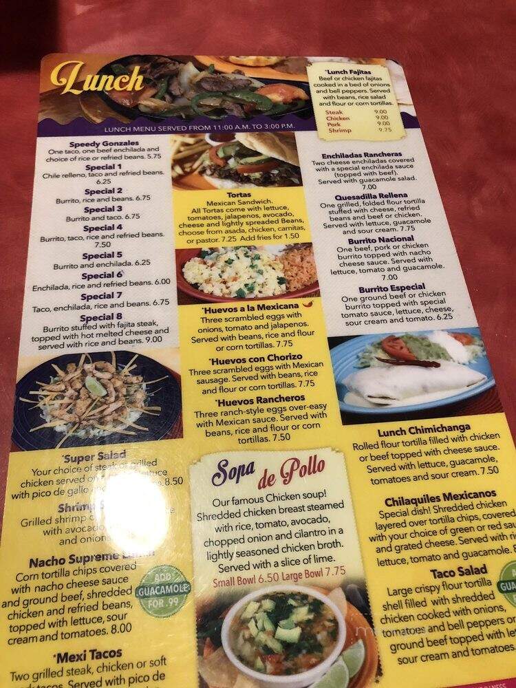 Mi Casa Mexican Restaurant - Woodstock, GA menu_pic