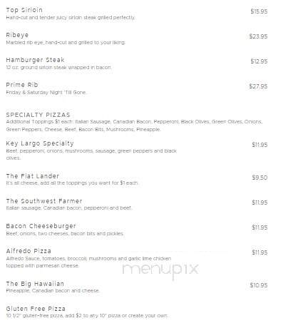 Key Largo Restaurant & Lounge - Slayton, MN menu_pic