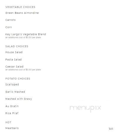 Key Largo Restaurant & Lounge - Slayton, MN menu_pic