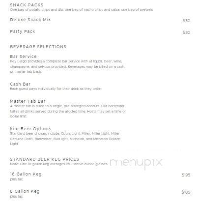 Key Largo Restaurant & Lounge - Slayton, MN menu_pic