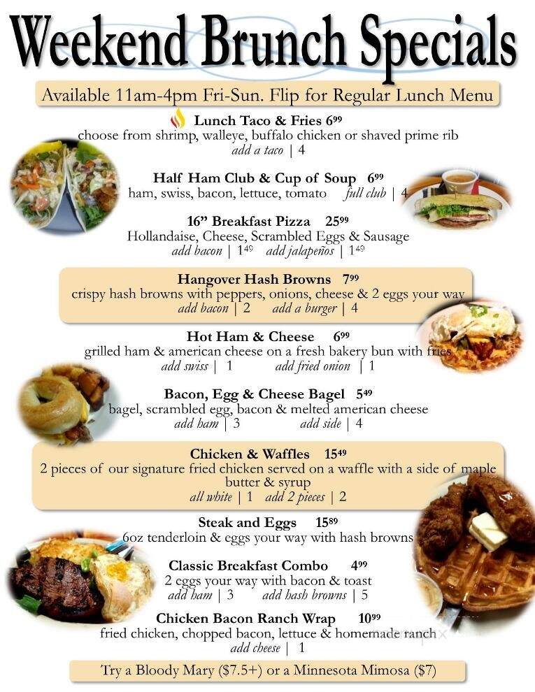 Otter Supper Club & Lodge - Ottertail, MN menu_pic