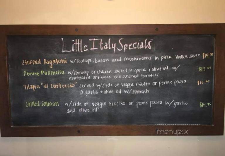 Little Italy Pizza & Italian - Burlington, NC menu_pic