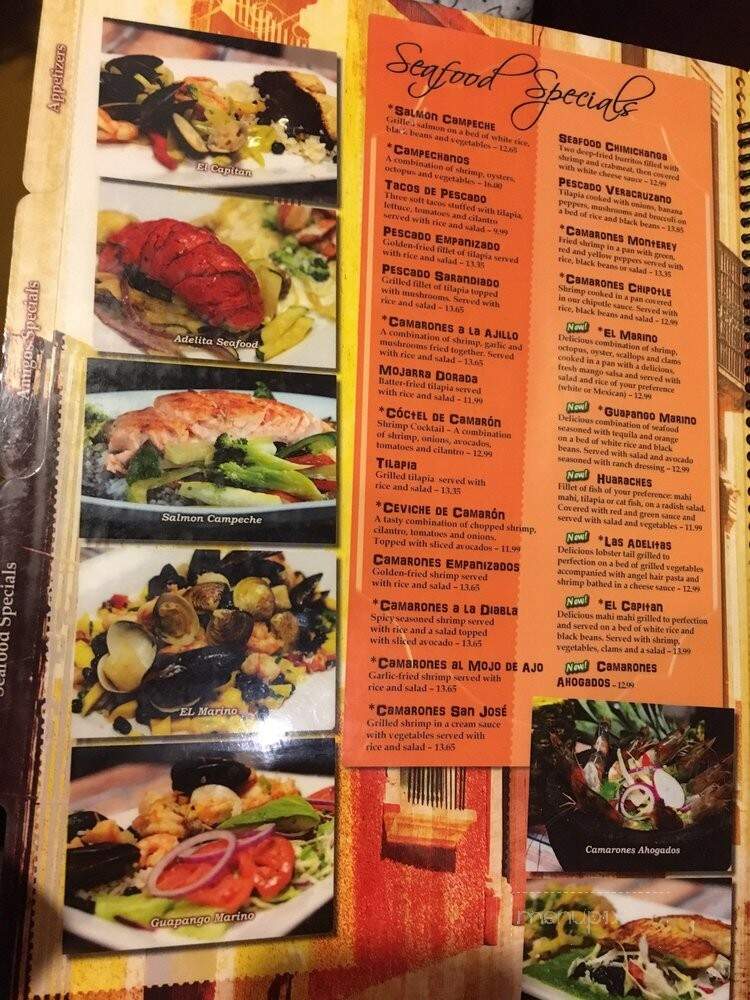 Dos Amigos - Boone, NC menu_pic