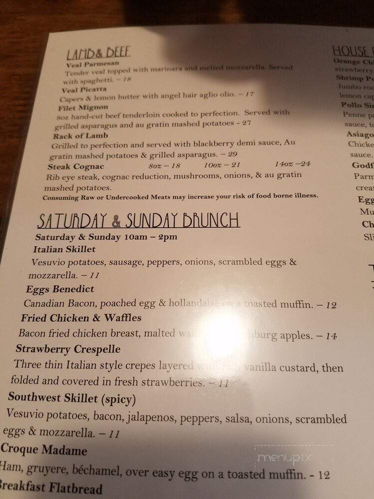 Primo's Italian Restaurant - Yukon, OK menu_pic