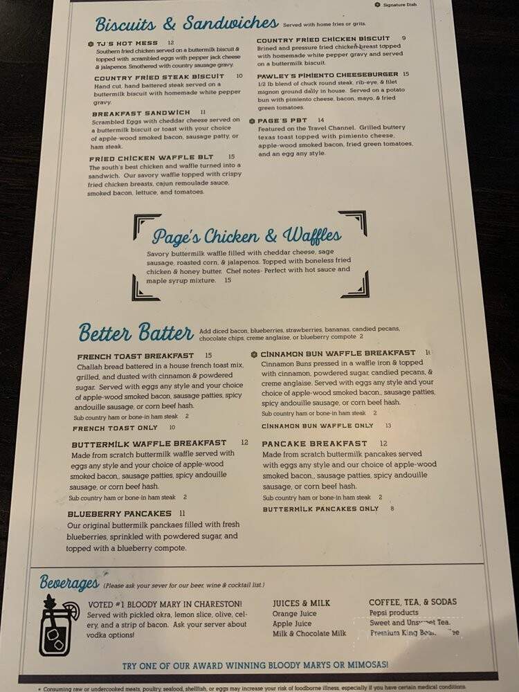 Okra Grill - Mount Pleasant, SC menu_pic