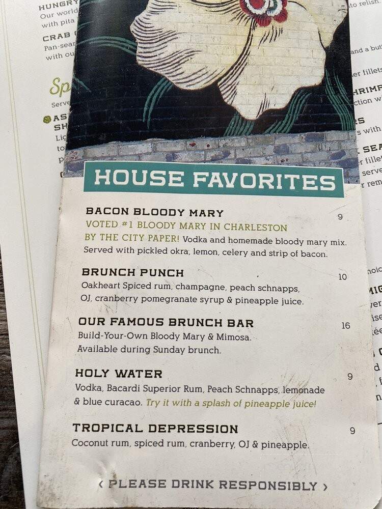 Okra Grill - Mount Pleasant, SC menu_pic