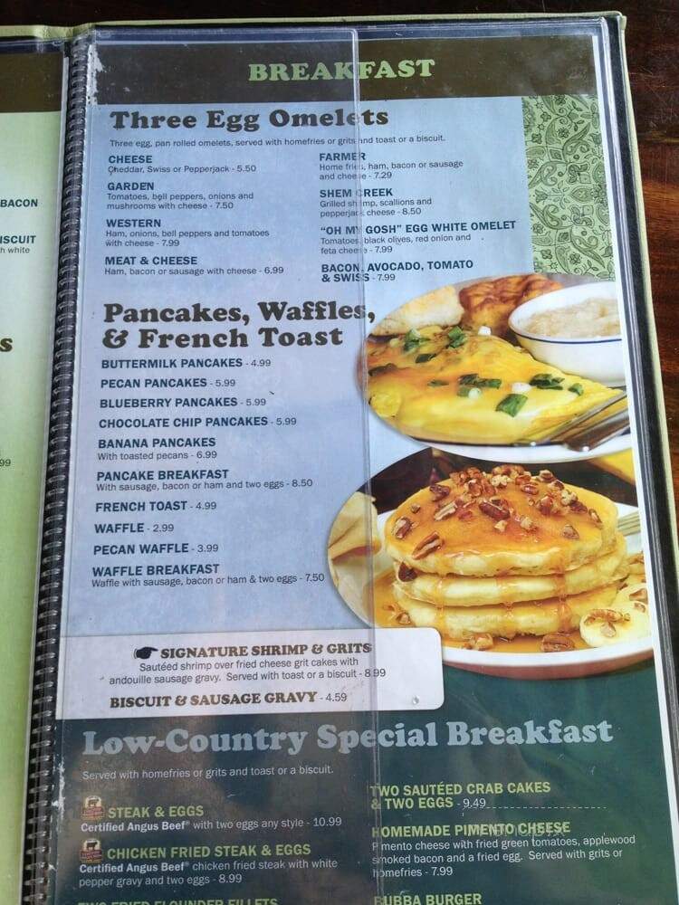 Okra Grill - Mount Pleasant, SC menu_pic