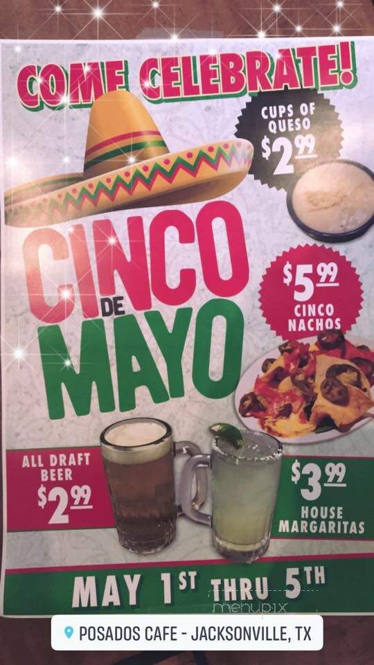 Posados Cafe - Jacksonville, TX menu_pic
