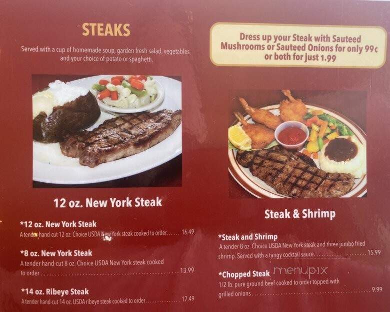 Jim's Family Restaurant - Sandy, UT menu_pic